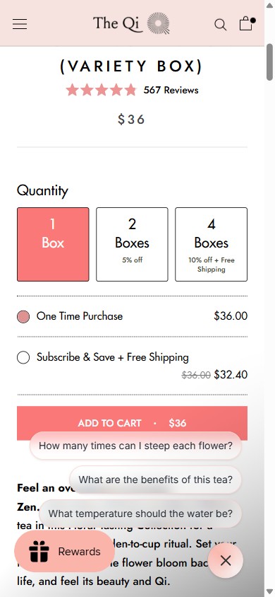 The Qi — PDP Subscription Selector (OTP Default)